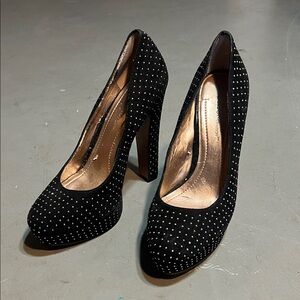 BCBGeneration Black Studded Heels